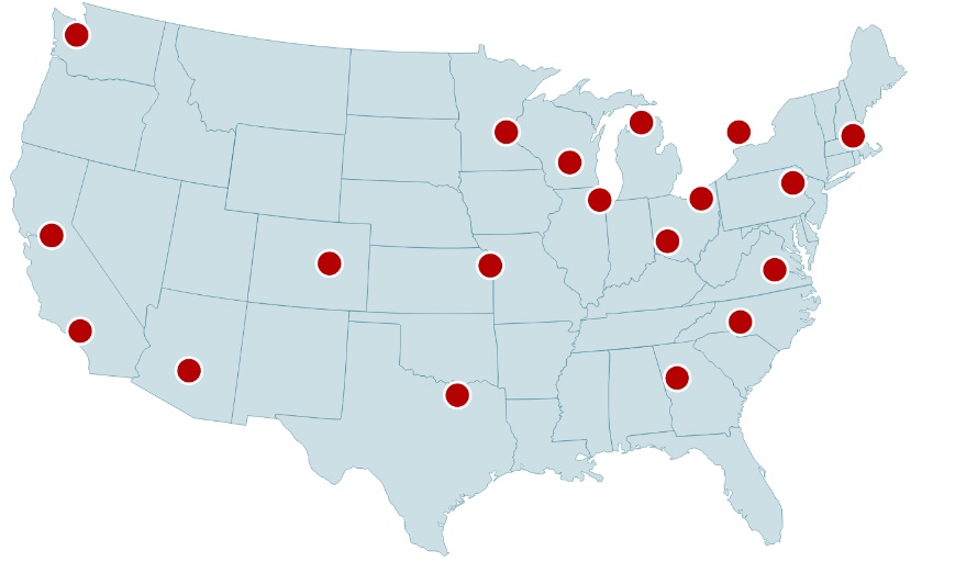 Great Wolf Lodge Locations Map